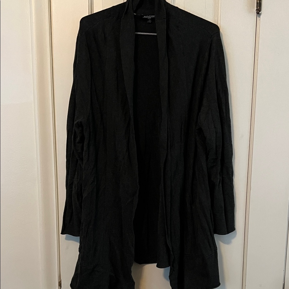 Notations Black Women's Cardigan Sweater